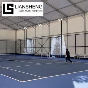 Luxury Windproof Tent Waterproof PVC Canopy Basketball Court Tent Aluminum Frame Permanent Structure Sports Tent