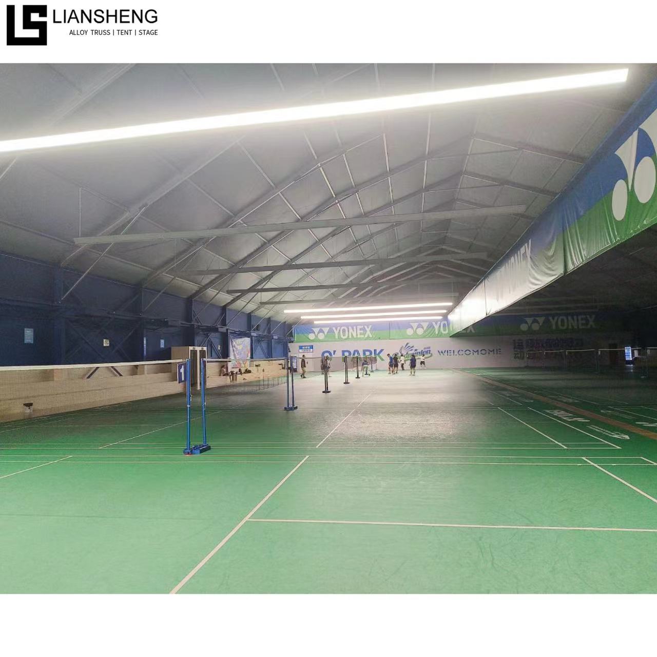 Factory Direct Supply Aluminum Tent Outdoor High Reinforced Structure Gym Tent Basketball Tennis Court Sport Tent