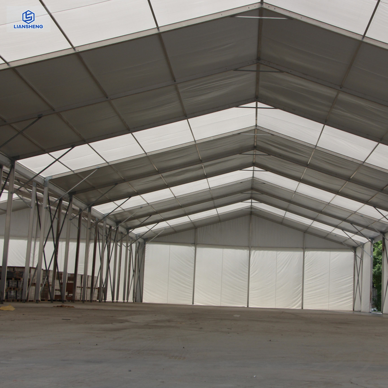  Outdoor Aluminum Structure Warehouse Tent Manufacturer Large Waterproof Industrial Storage Tent For Sale