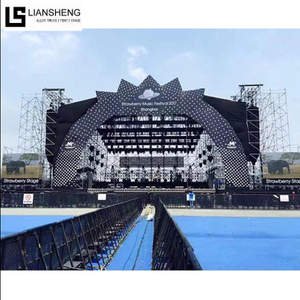 Global Goal Post Truss Led Screen Heavy Loading Truss Aluminum Spigot square Lighting Stage Truss on Sale