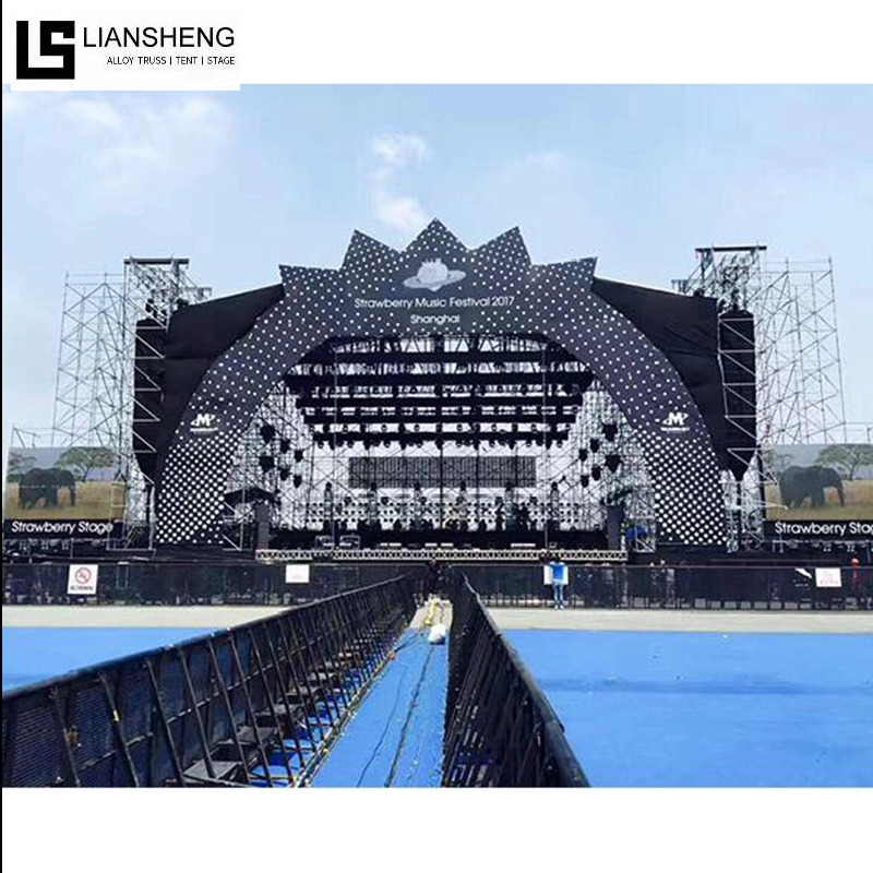 Global Goal Post Truss Led Screen Heavy Loading Truss Aluminum Spigot square Lighting Stage Truss on Sale