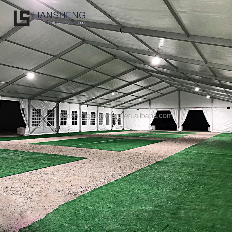 Customized Height Outdoor Large Aluminum Structure Basketball Tent Clear Padel Tennis Court Tent Hall Gym Sport Tent