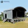Outdoor Event Concert Event Stage Platform Arc Top Truss Aluminum Display Customized Design