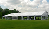 Customized Size Party Tent Easy Assemble Event Tent Long Span Aluminum Frame Wedding Tent with Roof Lining