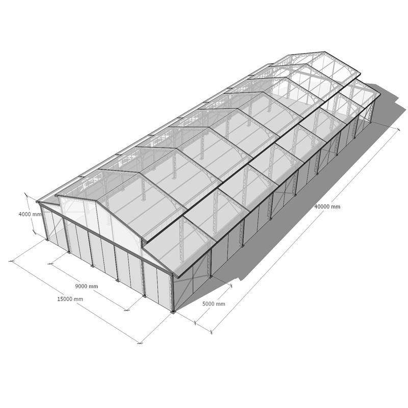 4 Season Luxury Outdoor Aluminium Frame Marques Wedding Party Atrium Orangery Event Tent