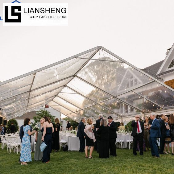 Large Transparent Aluminum Frame Wedding Tent Manufacturer Luxurious Party Event Tent Supplier