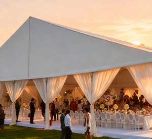 [Cloud Hall Series] 20×50m Exclusive Wedding Tent — Using Soft Light As A Brush To Weave An Undisturbed Romance