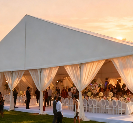 [Cloud Hall Series] 20×50m Exclusive Wedding Tent — Using Soft Light As A Brush To Weave An Undisturbed Romance