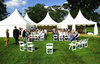 White Outdoor Portable Canopy Gazebo Beach Shade Camping Garden Pogada Tent 6x6