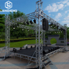 Durable and corrosion resistant aluminum stage truss for concert events