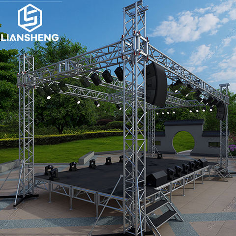 Hot Selling Wholesale Event Truss Stage Aluminum Concert Stage Podium Roof Truss Stage Display