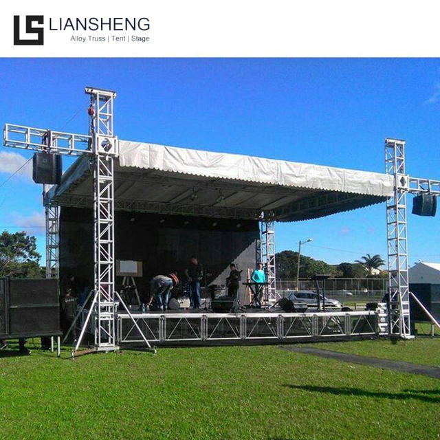 Global Goal Post Truss Led Screen Heavy Loading Truss Aluminum Spigot square Lighting Stage Truss on Sale