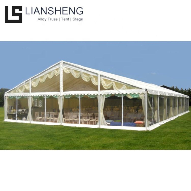 Durable A-Frame Tent with PVC Glass Sidewalls Aluminum Poles for Industrial And Event Applications