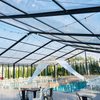 Luxury Party Wedding clear PVC Black Frame Large Tent Curved Herringbone Color Optional Aluminum Steel Frame Event Marquee Tent