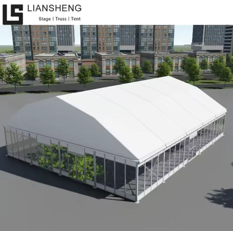 Durable Steel Aluminum Frame PVC Fabric TFS Sports Hall Marquee Tent for Private Plane