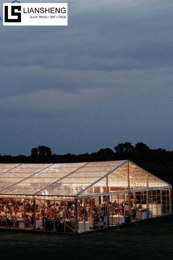 Large Transparent Aluminum Frame Wedding Tent Manufacturer Luxurious Party Event Tent Supplier