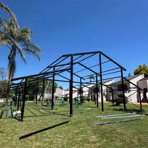 Clear Top A-Frame Transparent Space Marquee Tent Aluminum Frame Atrium Tent for Outdoor Events Wedding & Party Exhibitions