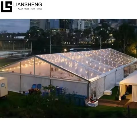 Aluminum Alloy Clear Cover Wedding Event Party Tent for 100 300 500 People