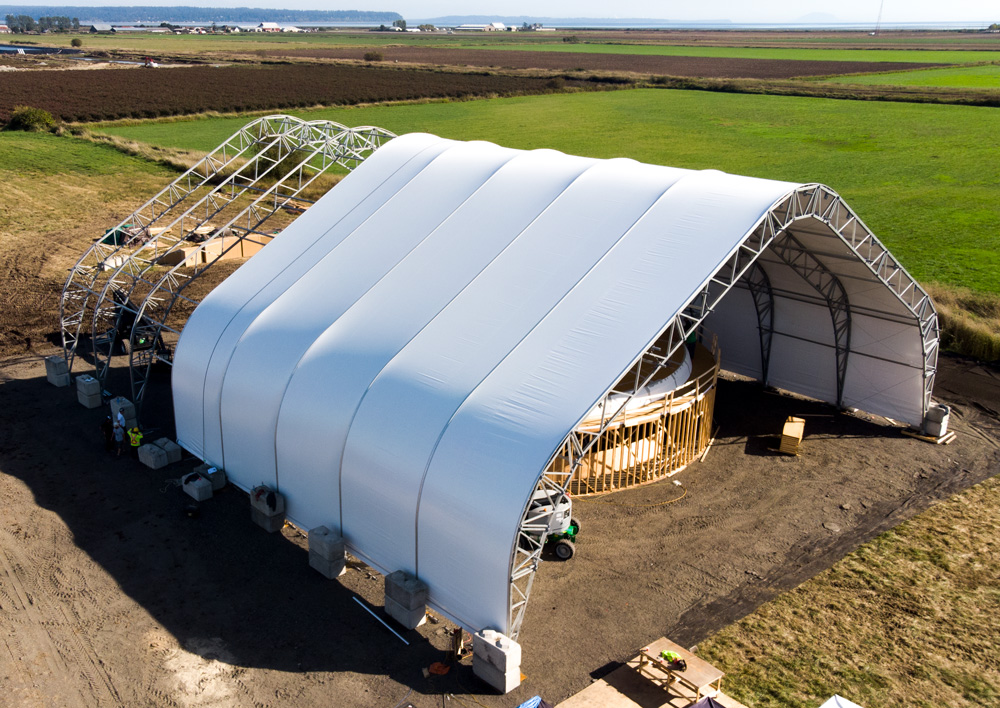Industrial Storage Tent Portable Aluminium Frame Tent Truss for Sale