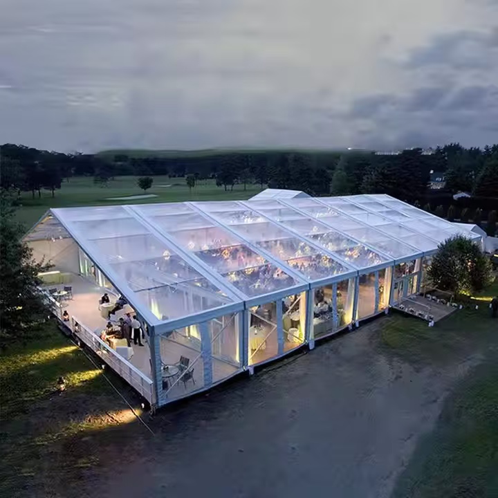 Outdoor Wedding Party Tent for Sale Transparent Aluminium Alloy Event Tent Manufacturer 