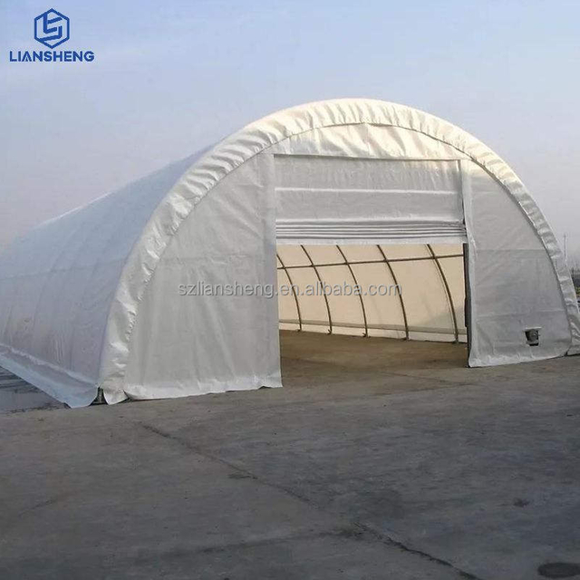 Factory Temporary Wholesale Double Truss Steel Industrial Warehouse Storage Building Tent