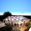 Customized Clear White Pvc Aluminum Event Wedding Tente Outdoor Large Heavy-Duty Aluminum Black Frame Tent for Weddings