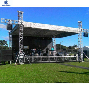 Aluminum Truss Stage Mobile Stage Platform Ground Support Truss Exhibition Truss