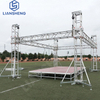 Hot Sale Outdoor Concert Stage Podium With Lifting Truss System Customized Aluminum Truss Design