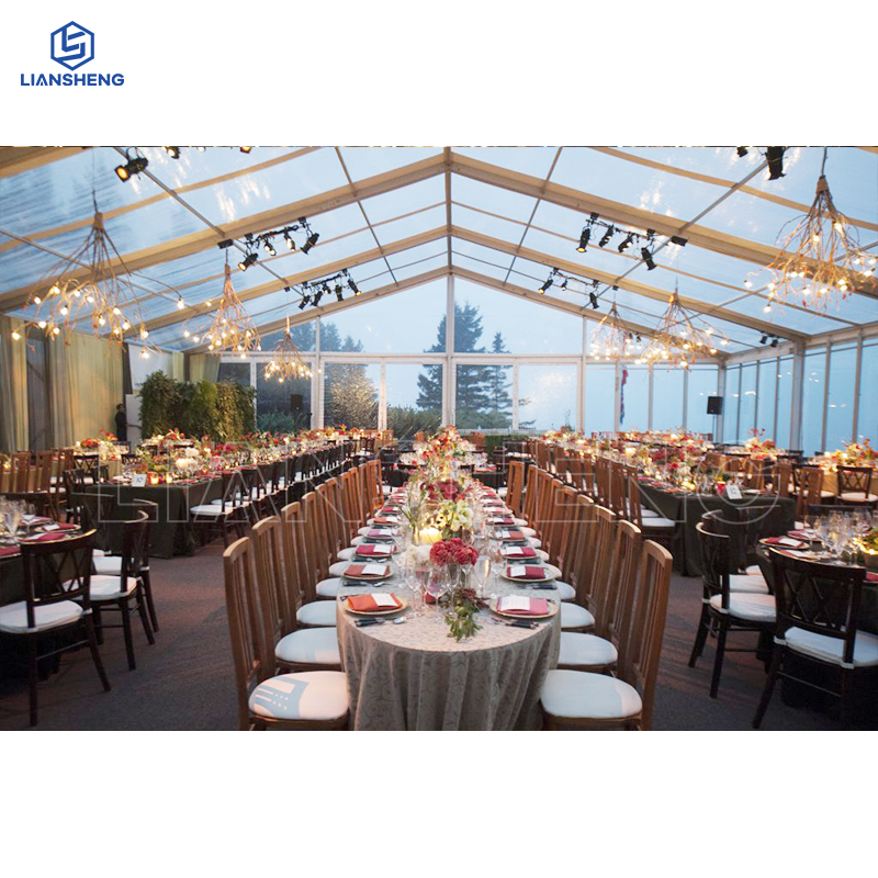 Liansheng · Sky Pavilion | 20m x 30m panoramic transparent PVC wedding tent (custom model)