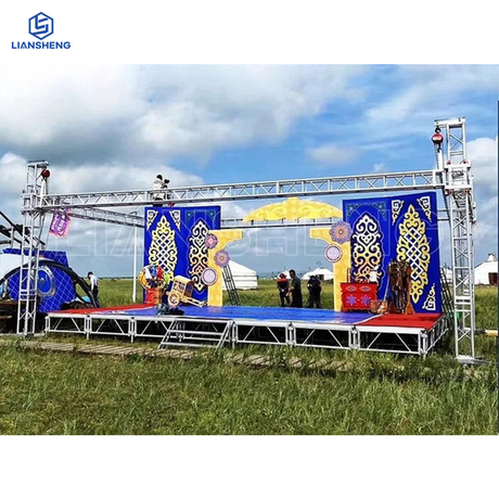 Lightweight Modular Concert Truss Stage System