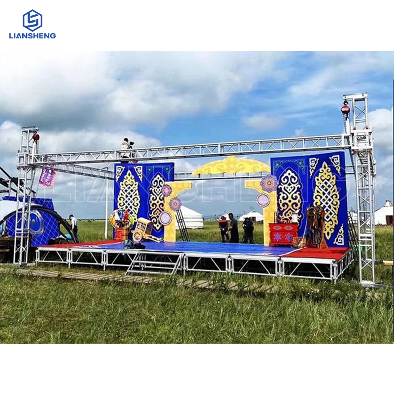 Lightweight Modular Concert Truss Stage System