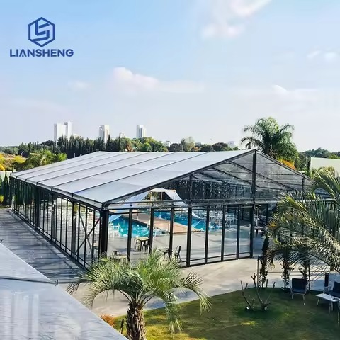 Clear Transparent Outdoor Canopy Aluminum Alloy Wedding Party Tent Event Tent
