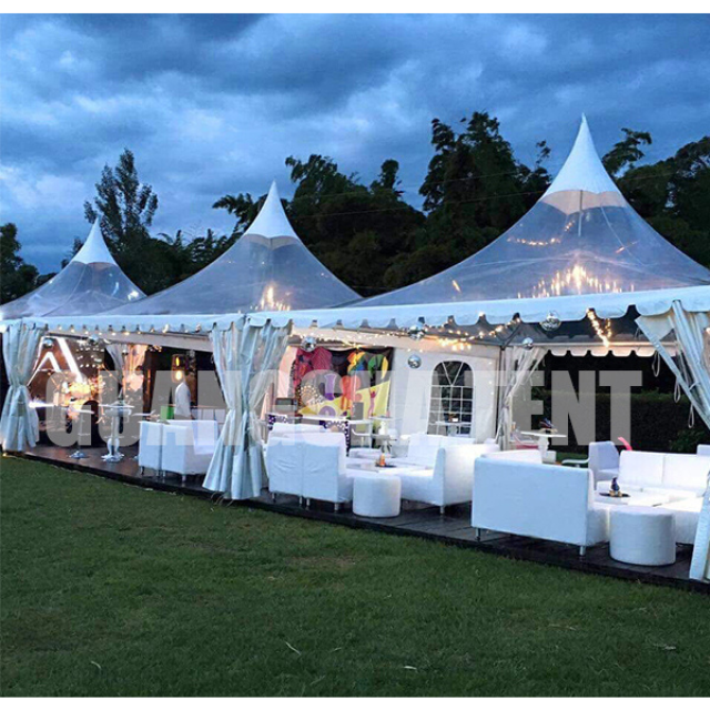 Luxury Wedding Pagoda Tent Manufacturer Aluminium Alloy Tent for Sale Event Party Tent Supplier