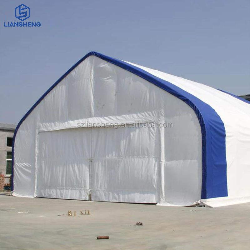 Factory Temporary Wholesale Double Truss Steel Industrial Warehouse Storage Building Tent