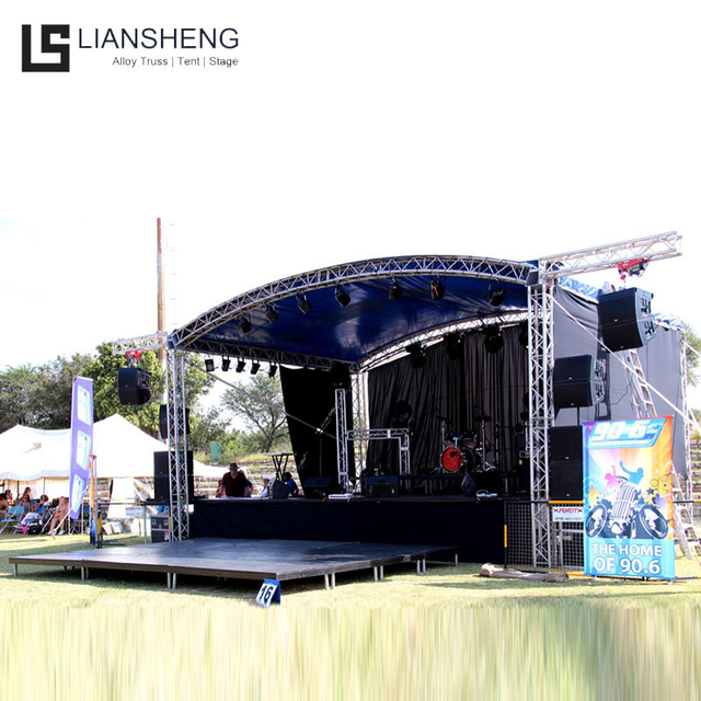 Aluminum Semi Circle Roof Truss Stage Truss Manufacturer Concert Stage Truss Supplier