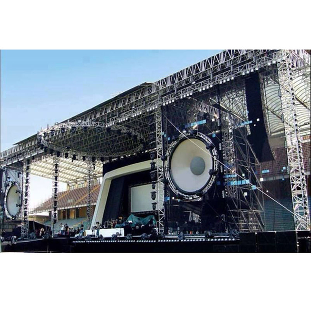 Outdoor Show Concert Aluminum Stage Truss 20 X 20 Stand Alone Frame Structure Platform Concert Truss