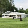 Outdoor Luxury Large Church Temporary Structure Orangery Glass Tent For Events Wedding Party