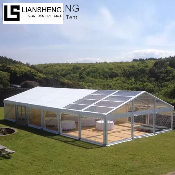 Large Transparent Aluminum Frame Wedding Tent Manufacturer Luxurious Party Event Tent Supplier
