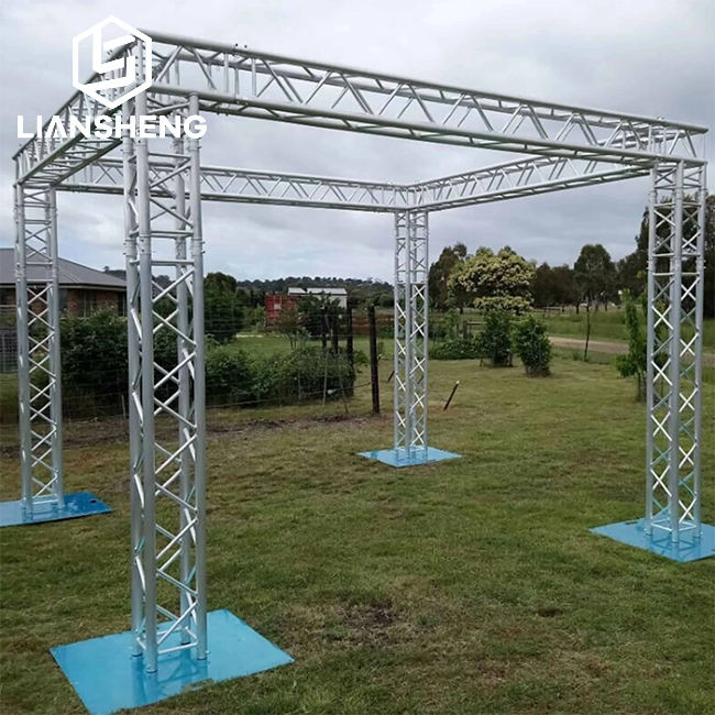 Hot Sale Outdoor Concert Stage Podium With Lifting Truss System Customized Aluminum Truss Design