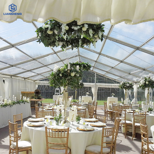 20m × 50m Transparent PVC Wedding Tent