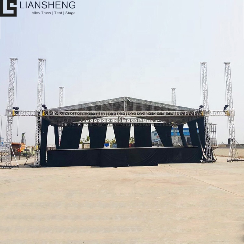 High Quality Outdoor Aluminum Stage Truss System for Speaker Display