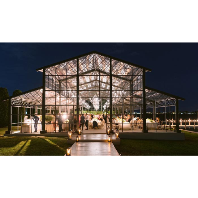 Large Transparent Aluminum Frame Wedding Tent Manufacturer Luxurious Party Event Tent Supplier