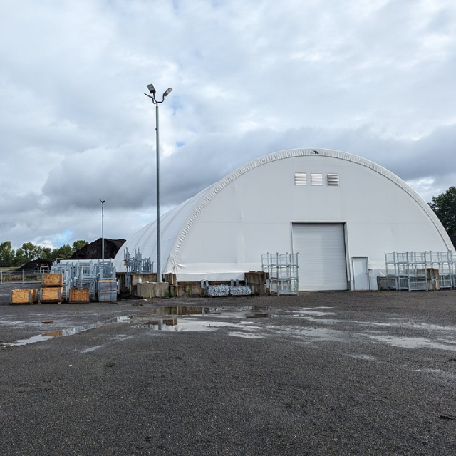 Heavy Duty Semi-circular Industrial Tent Manufacturer Aluminium Alloy Warehouse Tent for Sale