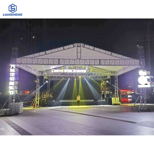 Aluminum Truss Stage Mobile Stage Platform Ground Support Truss Exhibition Truss