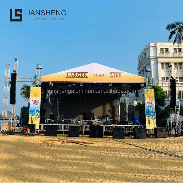 Aluminum Semi Circle Roof Truss Stage Truss Manufacturer Concert Stage Truss Supplier