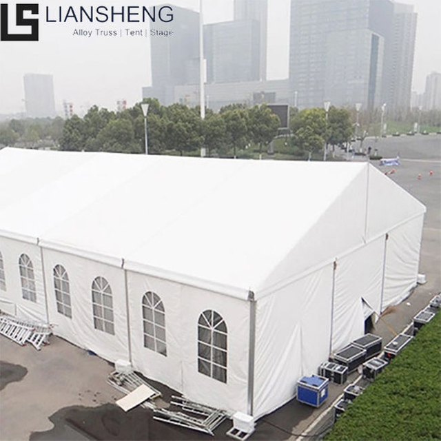 Durable A-Frame Tent with PVC Glass Sidewalls Aluminum Poles for Industrial And Event Applications