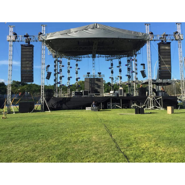 Aluminum Alloy Concert Stage Truss Supplier Professional Outdoor Stage Rigging System