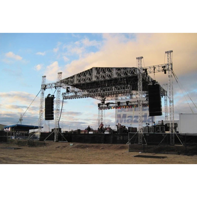 Outdoor Stage Truss System Heavy-Duty Aluminum Stage Frame for Events