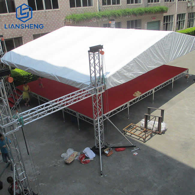 Customized Height Adjustable Height Portable Aluminum Frame Stage Platform for Rental
