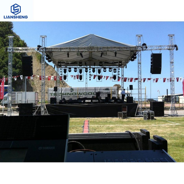 Best Selling Aluminum Alloy Stage Truss Lighting Spiot Truss 400x400m with Truss Clamp